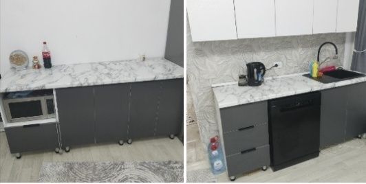 Продам большой кухонный гарнитур ,+6 шкафа есть навесных