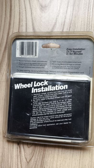 Два комплекта секретни гайки MCGARD