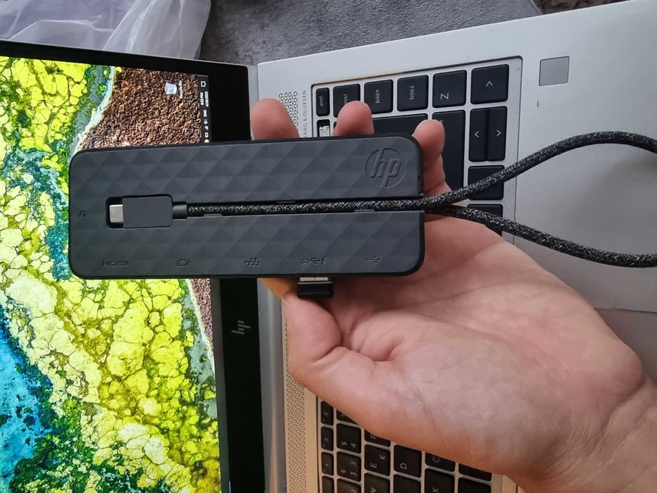 dock usb c thunderbolt hub, hdmi, rj45, hp hsa-q001pr
