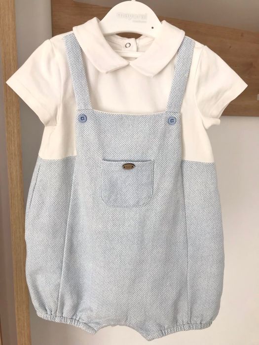 Salopeta elegantă bebe baiat Mayoral 12 luni
