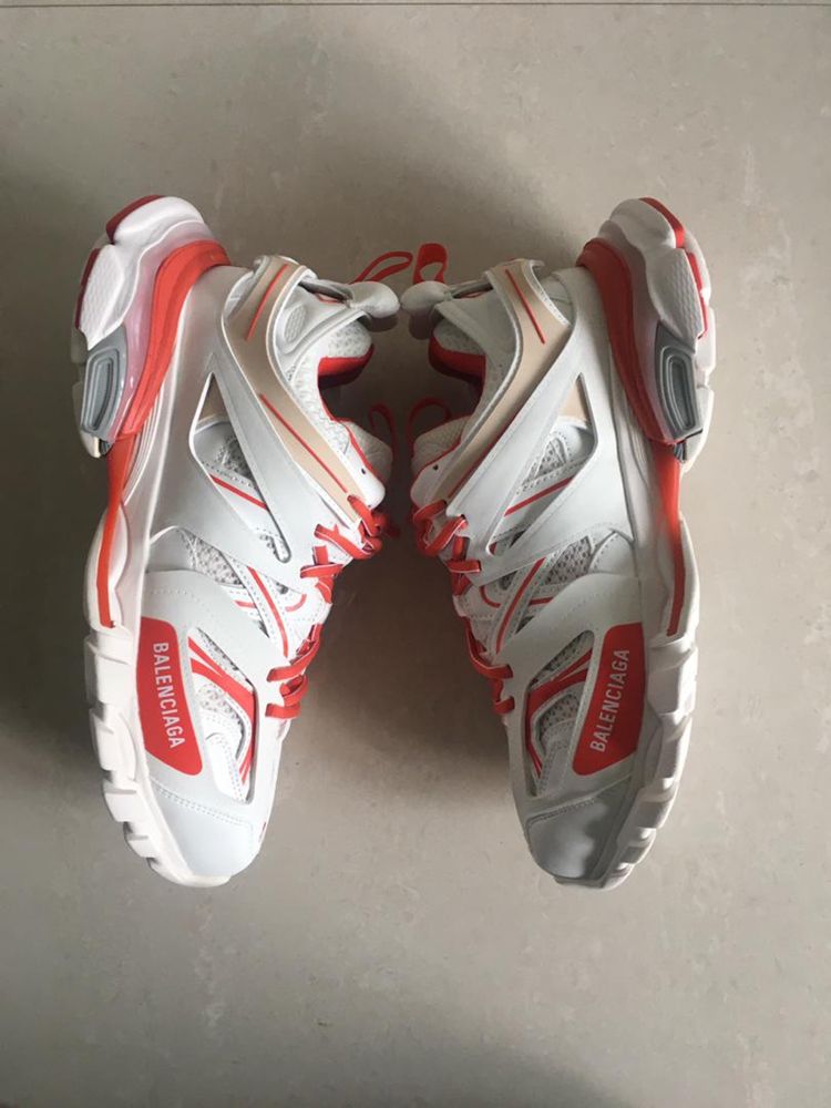 Balenciaga Track - White Red