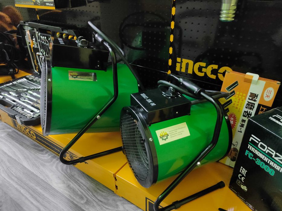 Электрические тепловые пушки 9кВт и 30кВт (тепловентиляторы)