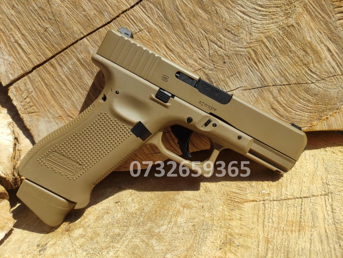 Glock 19X Coyote CO2 Umarex recul puternic pistol airsoft Original