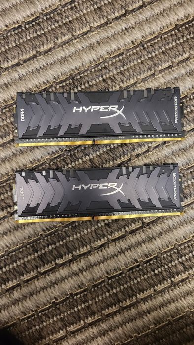 Оперативная память 8 gb x2 Kingston hyperx predator RGB