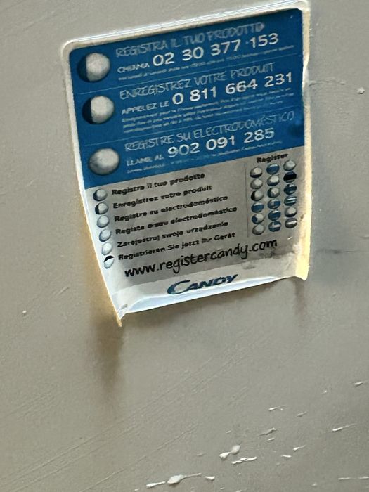 Vand masina de spalat candy 9 kg