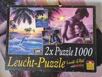 2 x Puzzle 1000 piese (fosforescent)