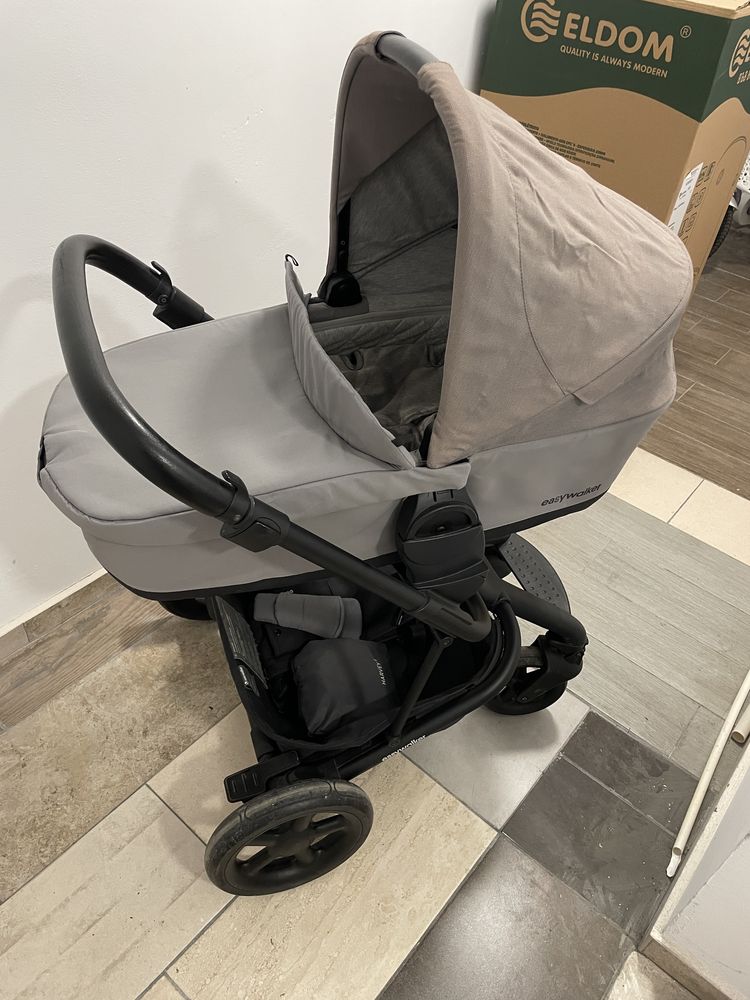 Комбинирана детска количка Easywalker Harvey 2, 2 в 1, Stone Grey
