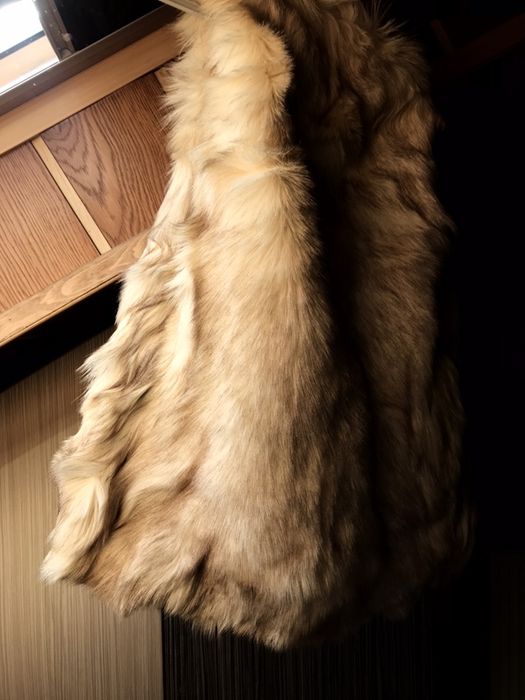 Ocazie!Vesta blana vulpe naturala marimeaS/M model deosebit calduroasa