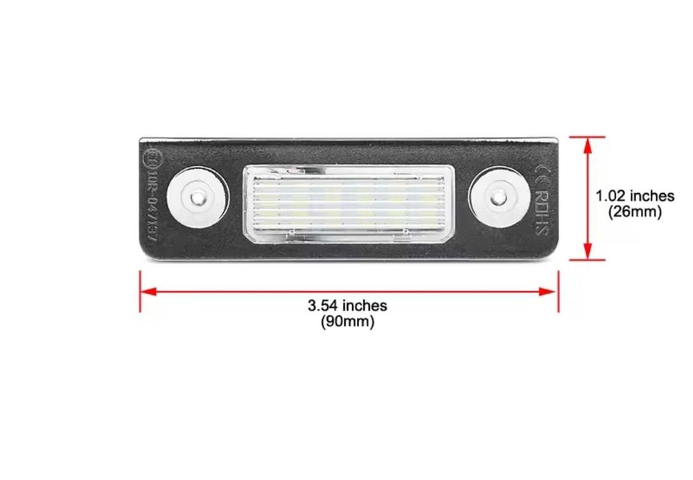 Лед плафони за регистрационен номер SKODA II