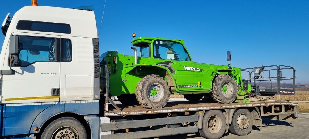 Transport utilaje agricole cu platforma