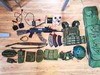 Airsoft реплика AK и екипировка