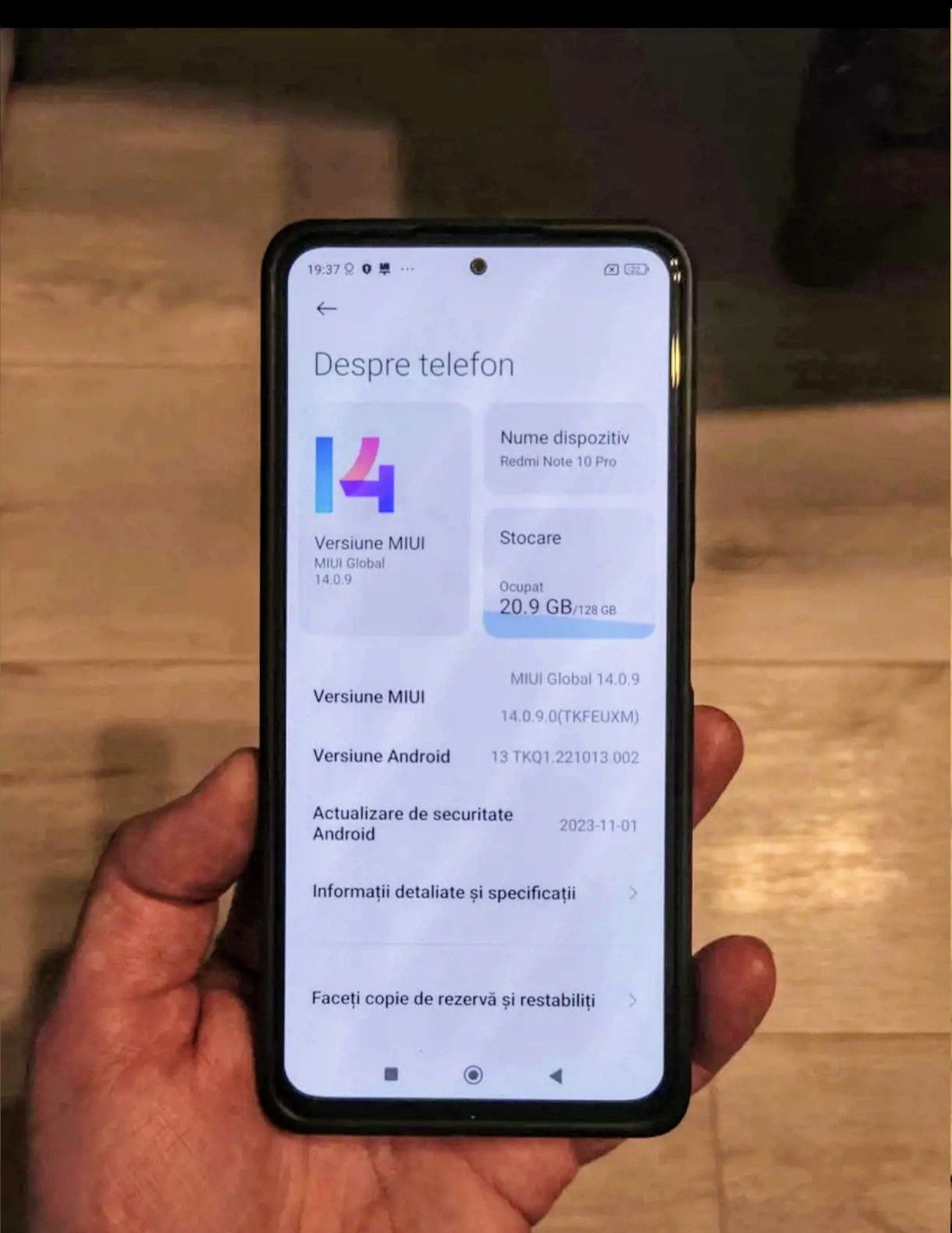 Xiaomi Redmi Note 10 Pro, varianta 6 GB RAM si 128 Gb ROM