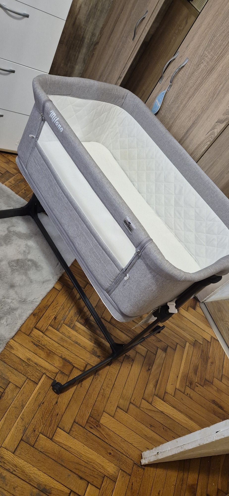 LORELLI Premium Мини кошара - кошче 2в1 MILANO GREY
