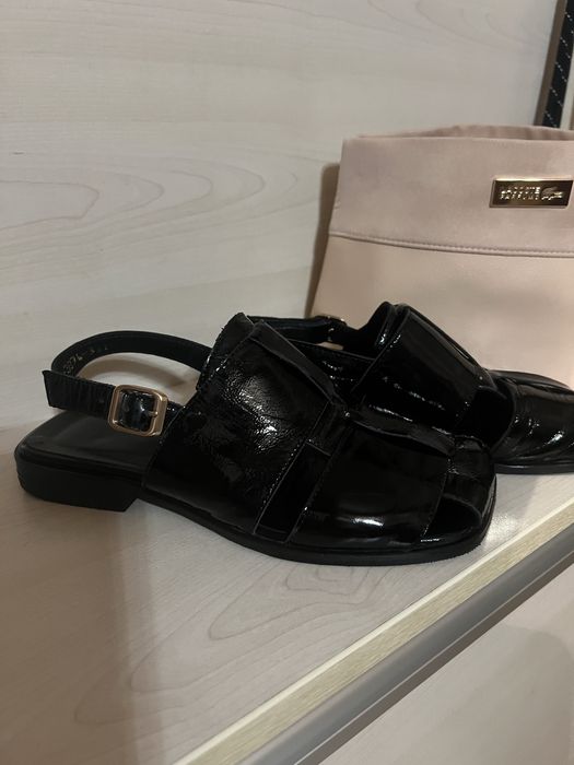 Дамски сандали ест.кожа