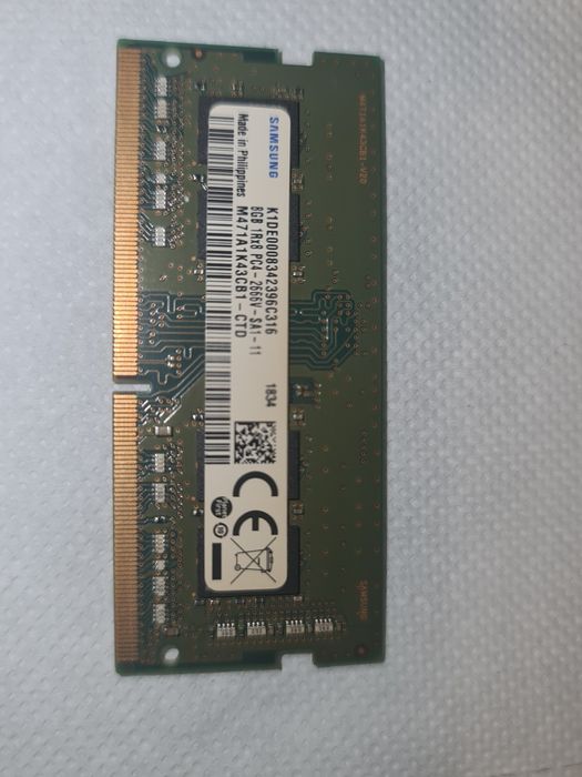RAM Samsung 8GB DDR4 2666MHz – Memorie Laptop – Testată