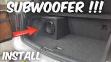 Ofer montaj subwoofer auto
