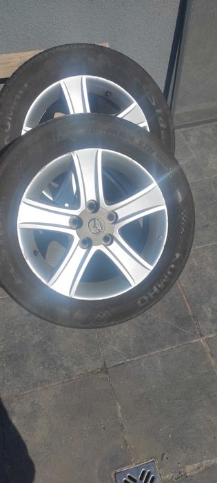 4 бр. оригинални Алуминиеви джанти Mazda 6 с гуми 205/60 R16