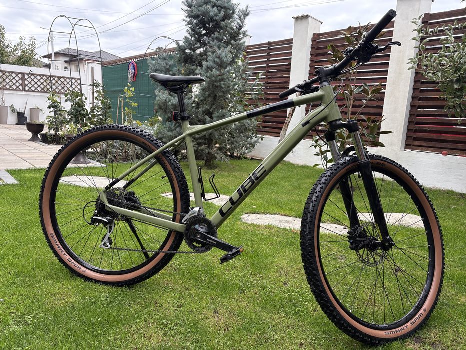 Bicicleta Cube Aim Race Olive 2024,roti 29, cadru Xl, stare f buna