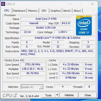 Pc i7 4790 + gtx1060 3gb