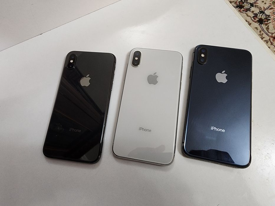 Iphone X Black 256GB  Bat 100% Srochna