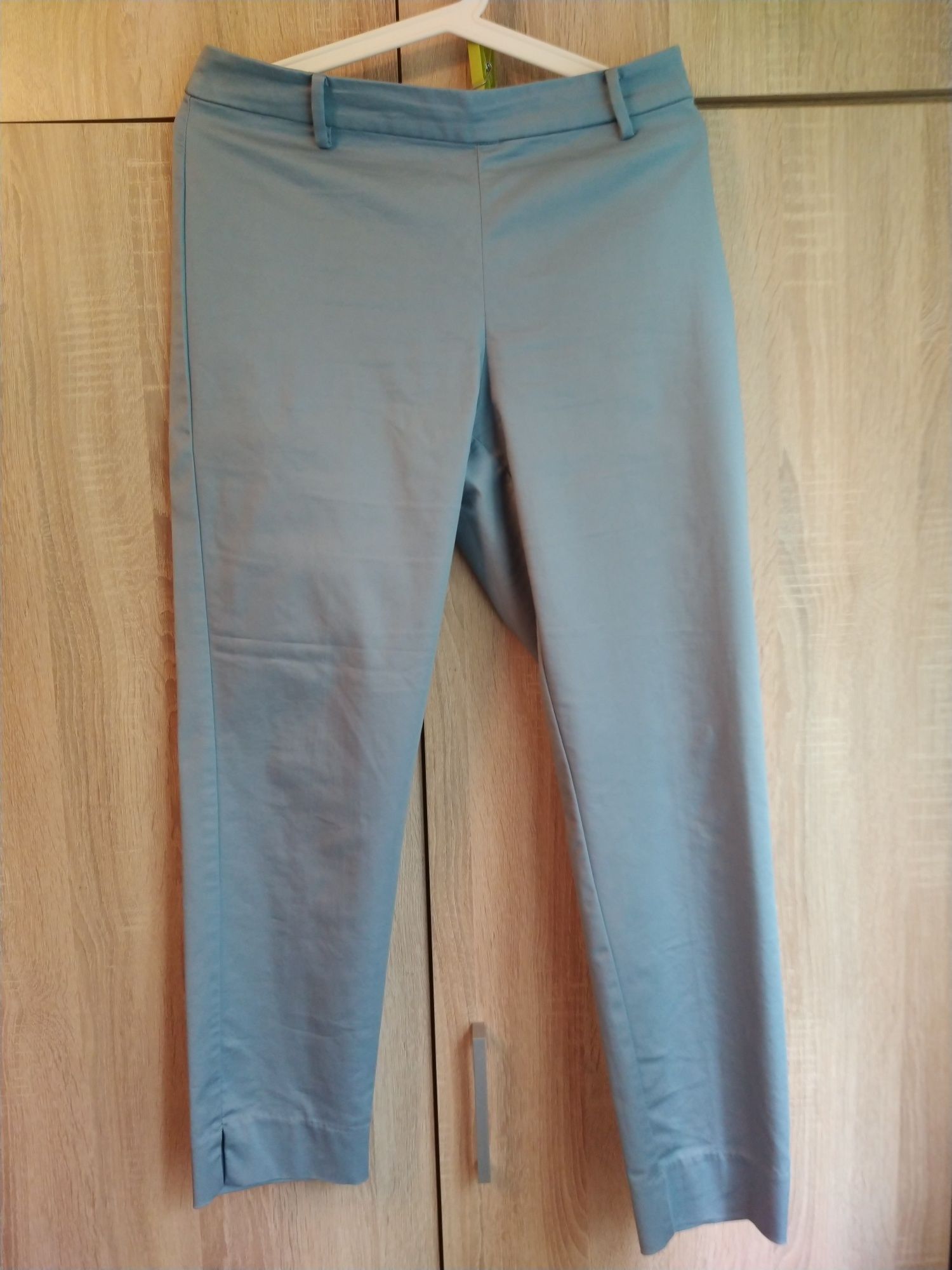 Pantaloni H&M femei, office/ elegant, albastru