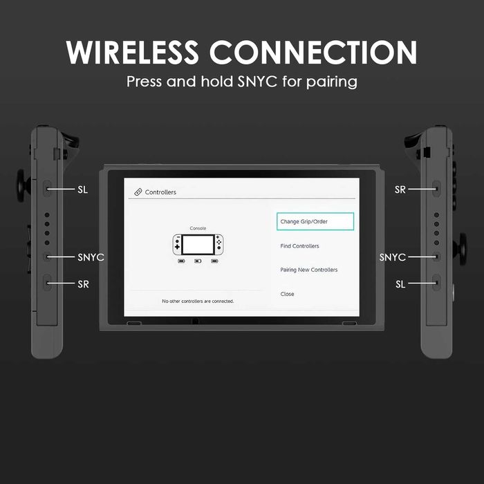 Безжичен контролер за Nintendo Switch/Lite/OLED с вибрация и жироскоп