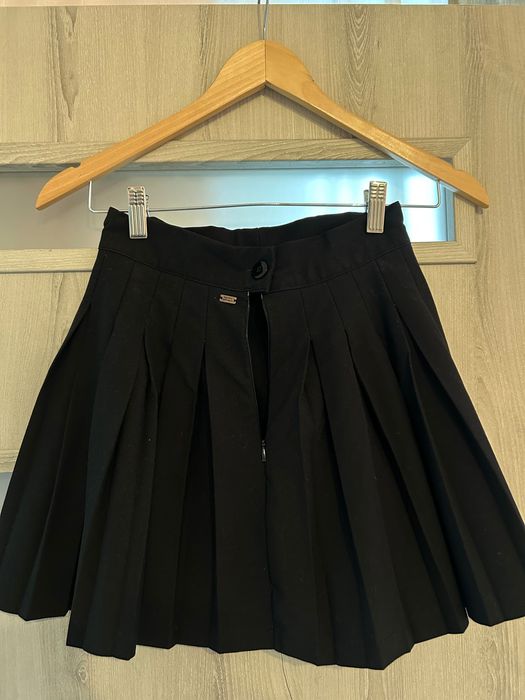 Плисирана пола Pull&Bear – дамска, размер XS