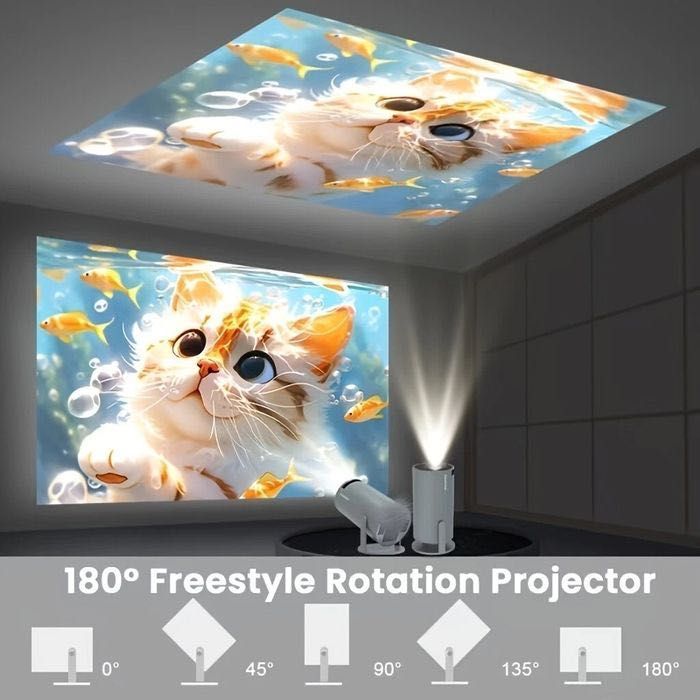ЧИСТО НОВ WiFi6 Прожектор Magcubic HY300 Pro