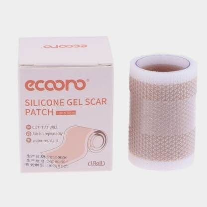 Силиконовый пластырь для лечения шрамов и рубцов. 4 см на 50 см