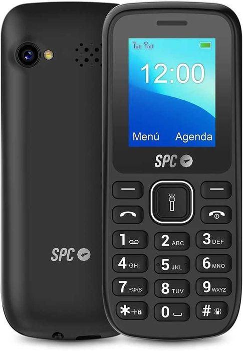 SPC Talk Мобилен телефон с две SIM карти, с 1,8" дисплей Голяма 800mAh