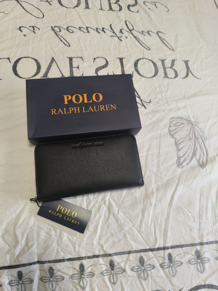Portofel din piele Polo Ralph Lauren Dama