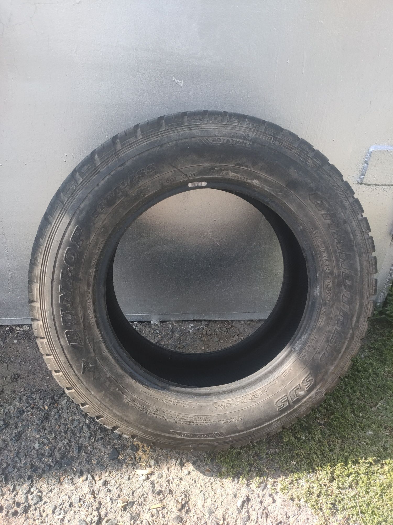 Шина R 18 DUNLOP Япония.