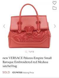 Versace Palazzo Small Baroque Embroireded Medusa bag
