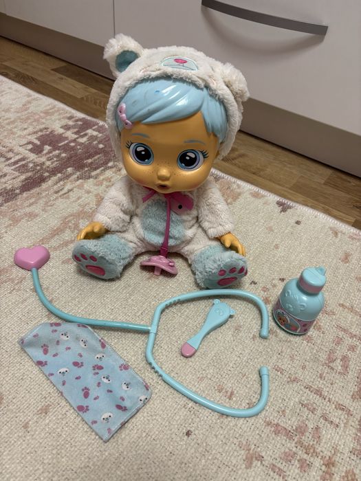 Плачеща кукла със сълзи IMC Toys Cry Babies - Кристал, болно бебе и др