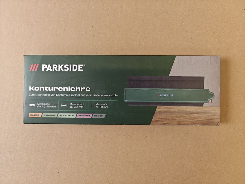 Aparat transfer contururilor profilurilor măsurare sablon Parkside