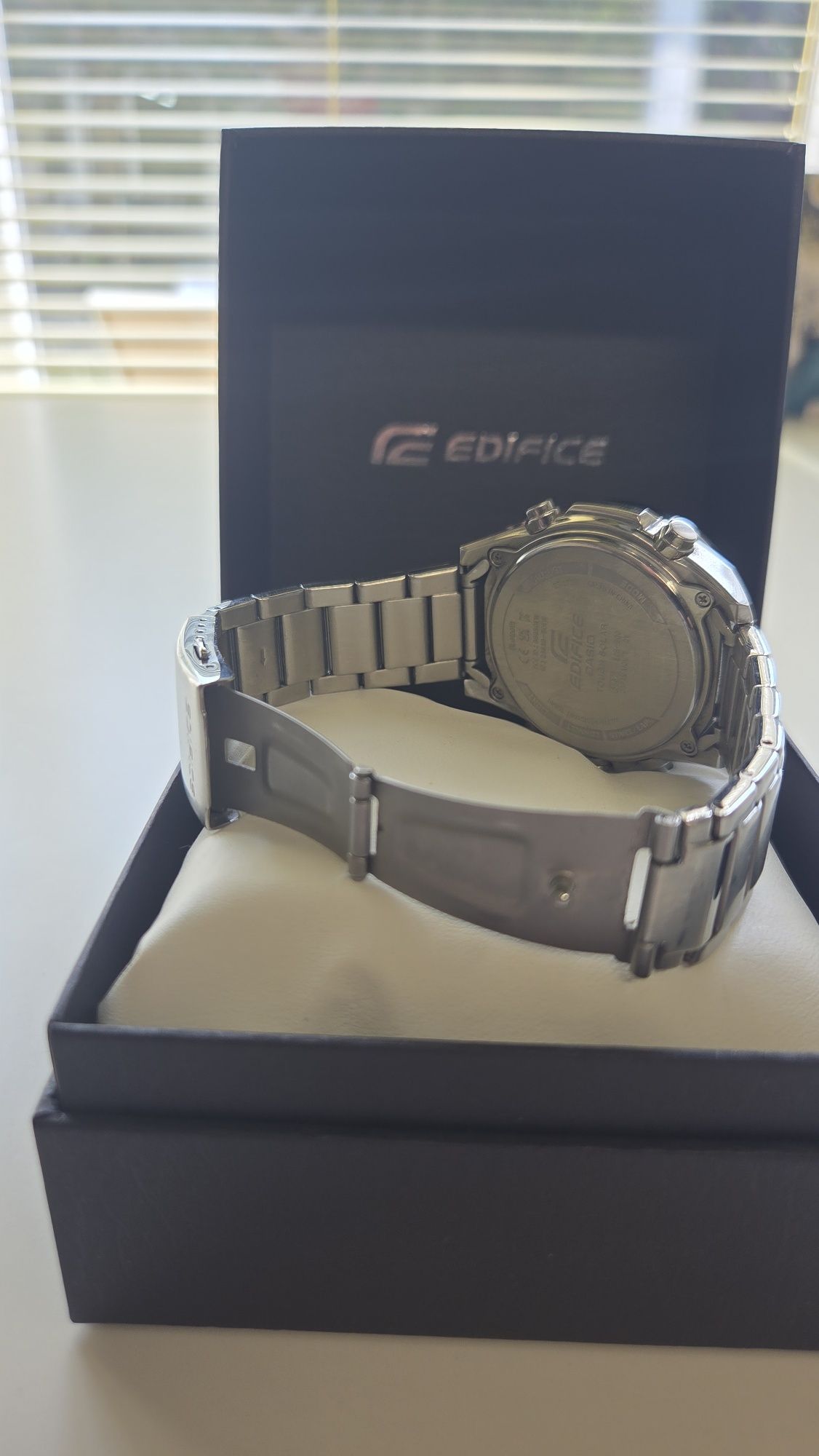Мъжки часовник Edifice Solar Bluetooth ECB-900DB-1AER