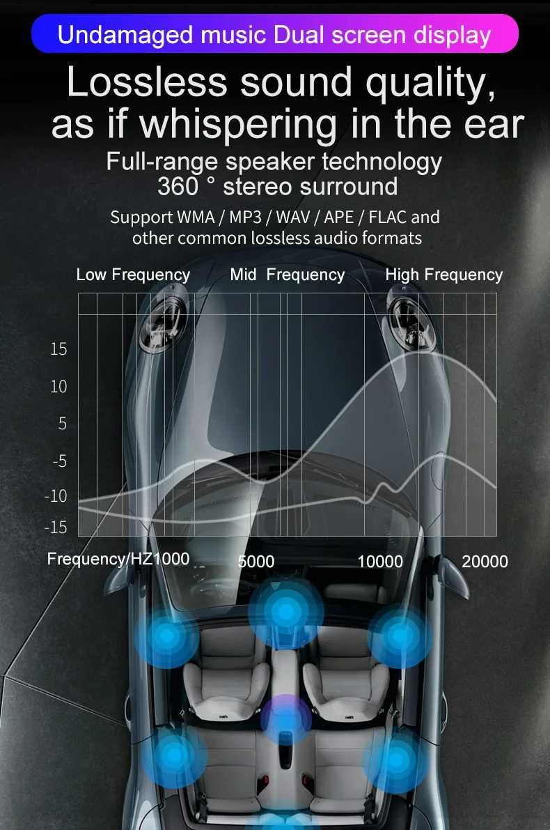 Bluetooth FM трансмитер BC63 с функция за бързо зареждане , Чист звук