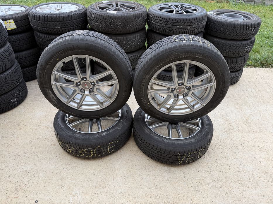Jante aliaj 18” + cauciucuri iarnă 225/60 R18 Continental