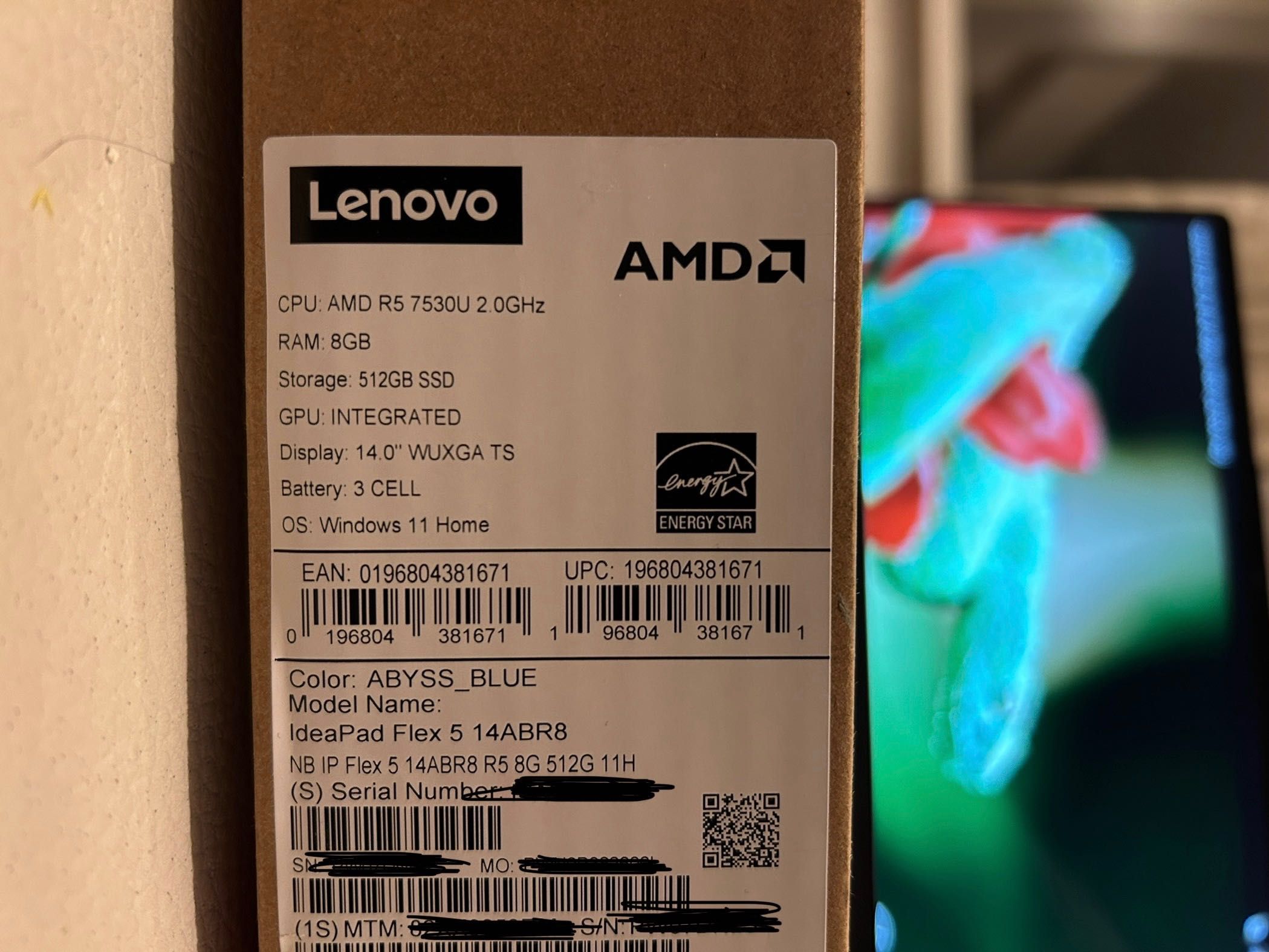 Laptop Lenovo IdeaPad Flex 5 (Touchscreen, AMD R5, 8GB RAM, SSD 512GB)