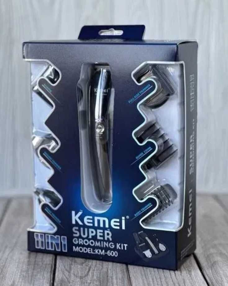 Машинка за подстригване на коса, тример KEMEI KM-600 11 В 1 ORIGINAL