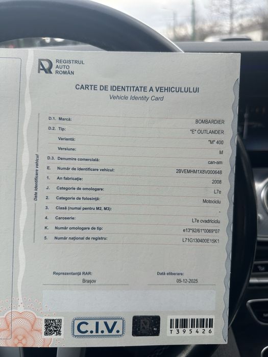 Canam 400 outlander