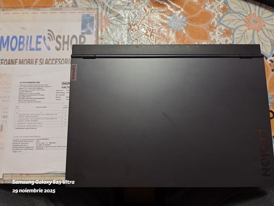 Laptop Gaming Lenovo Legion 15.6 inch / Impecabil