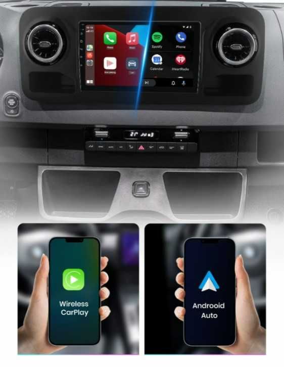 Navigatie Android 12 Dedicata Mercedes Sprinter 2018-2022 , Carplay