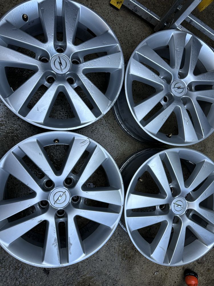 Set jante aliaj pe 16 originale Opel Zafira sau Astra H5x110