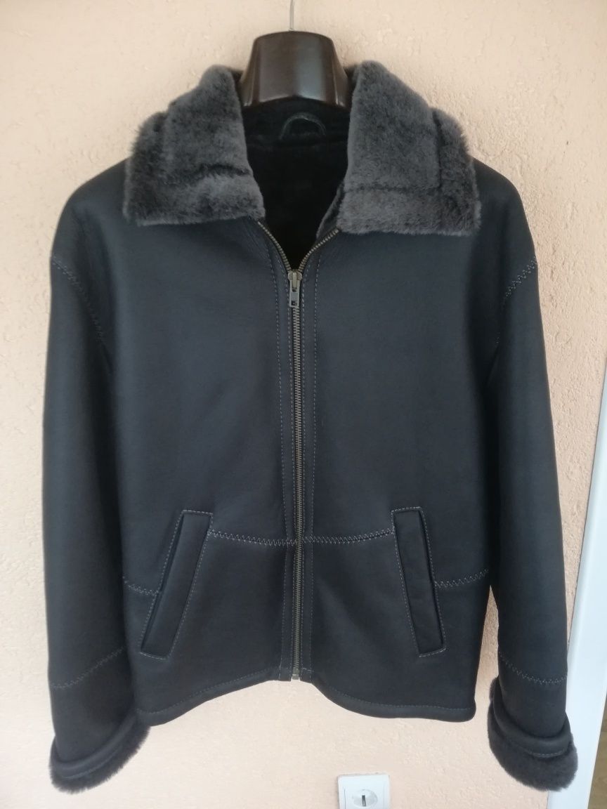 Geaca piele bărbati Casa Teo M model Aviator