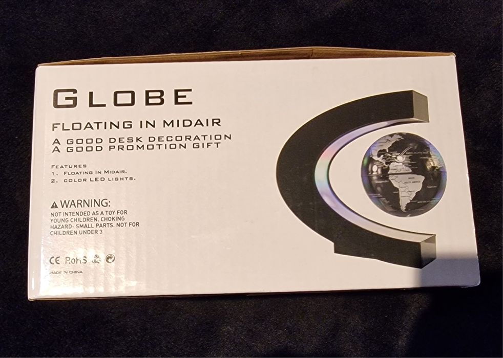 Glob pamantesc magnetic cu iluminare led