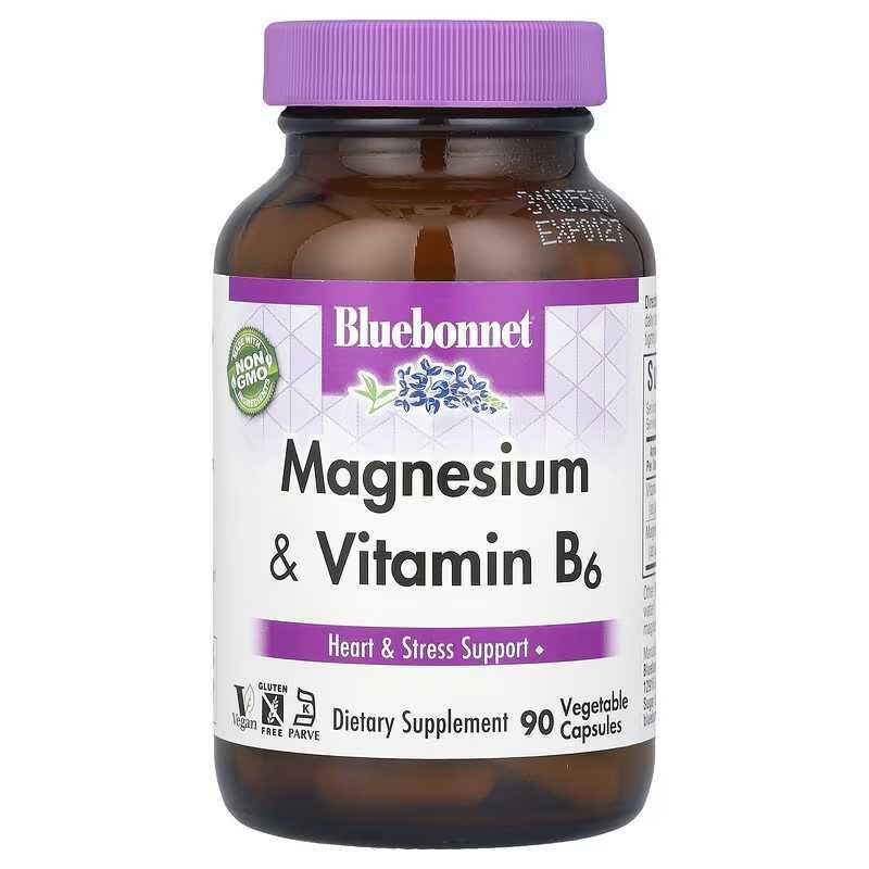 Bluebonnet Magnesium магний и B6 Magnesium & B6 magniy
