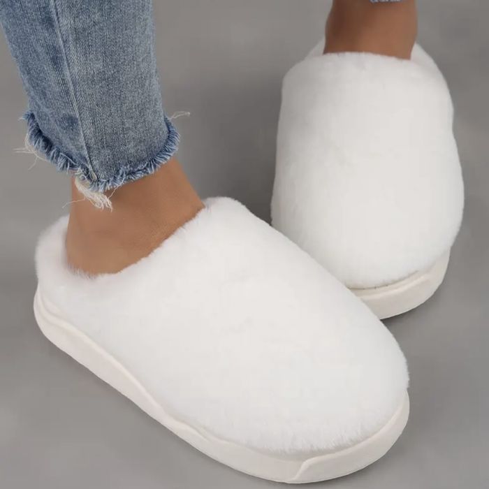 ТОП 36-41 различни цветове домашни чехли много пухкави и топли