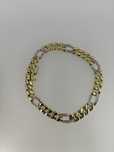 Brățară bărbătească aur 14k 15.13gr cu diamante naturale (r)