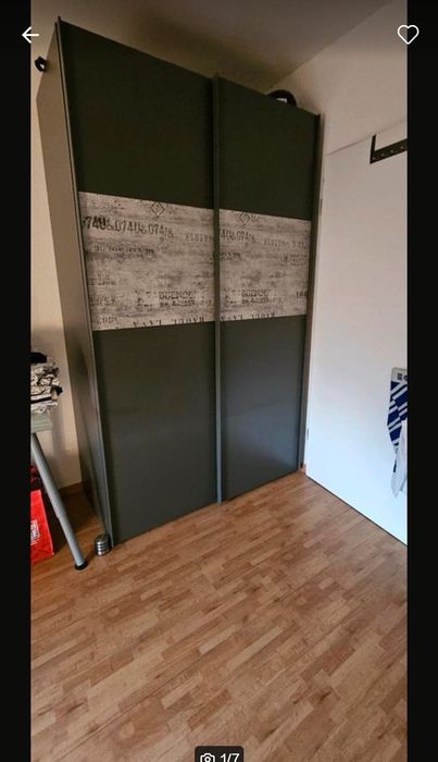 Vând pat cu sifonier